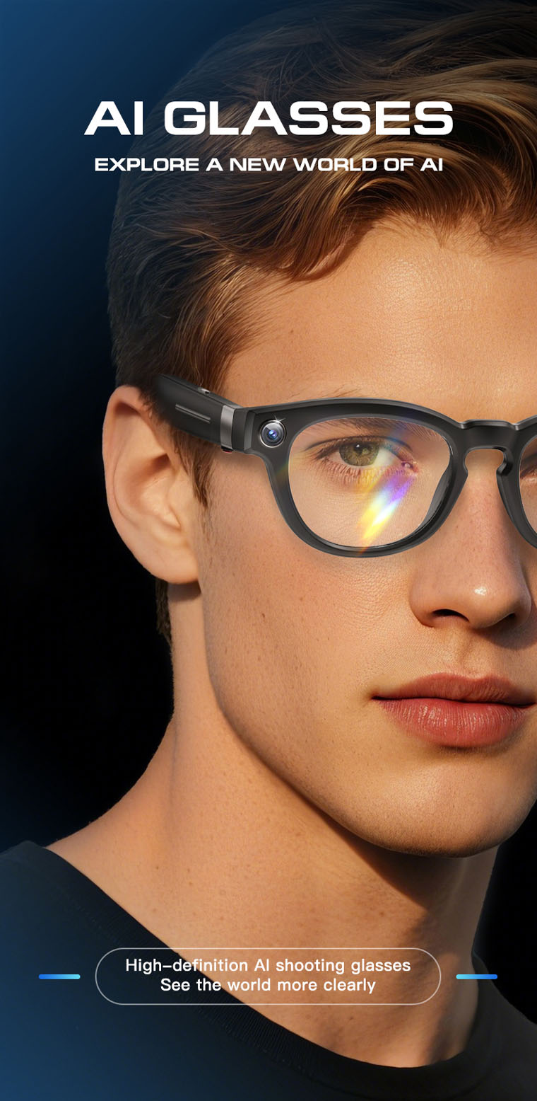 8MP Camera AI Glasses