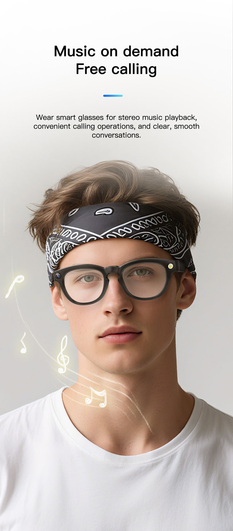 8MP Camera AI Glasses