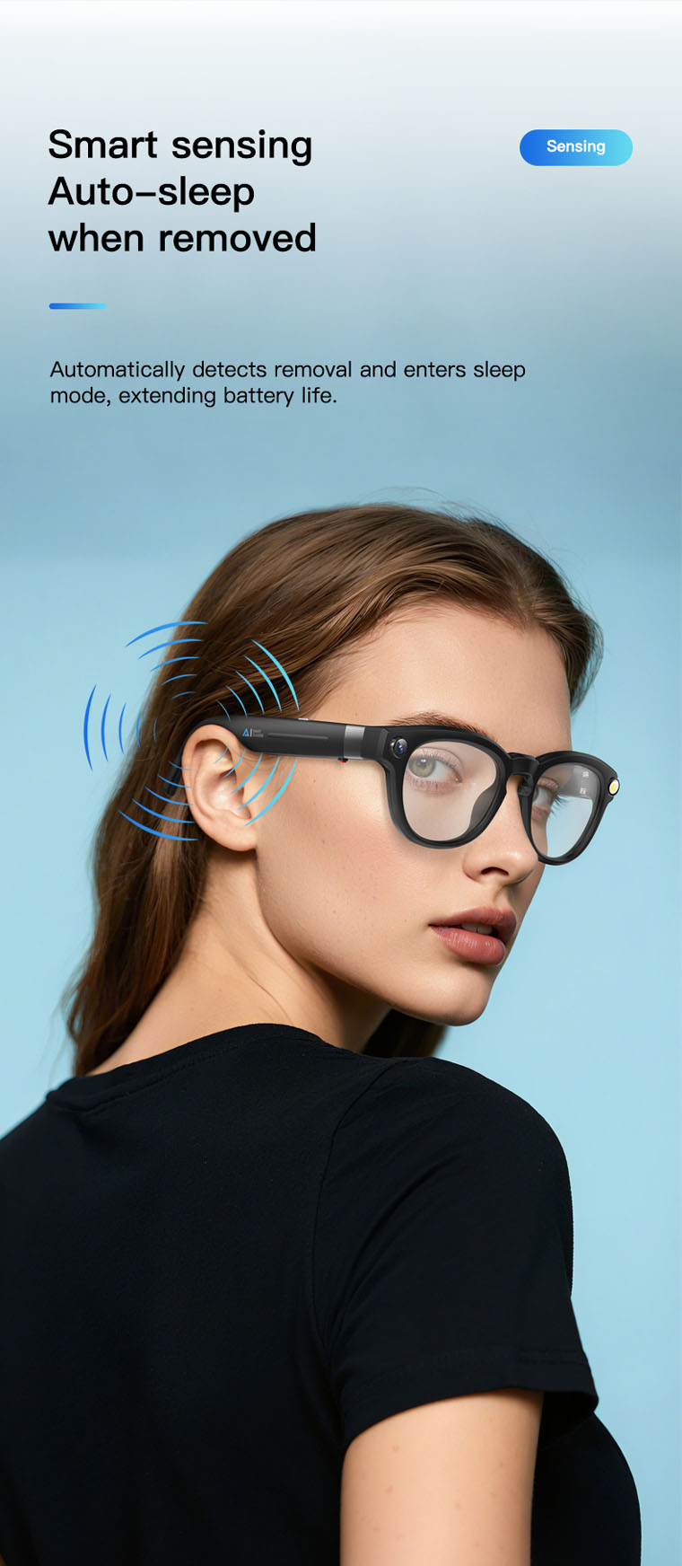 8MP Camera AI Glasses