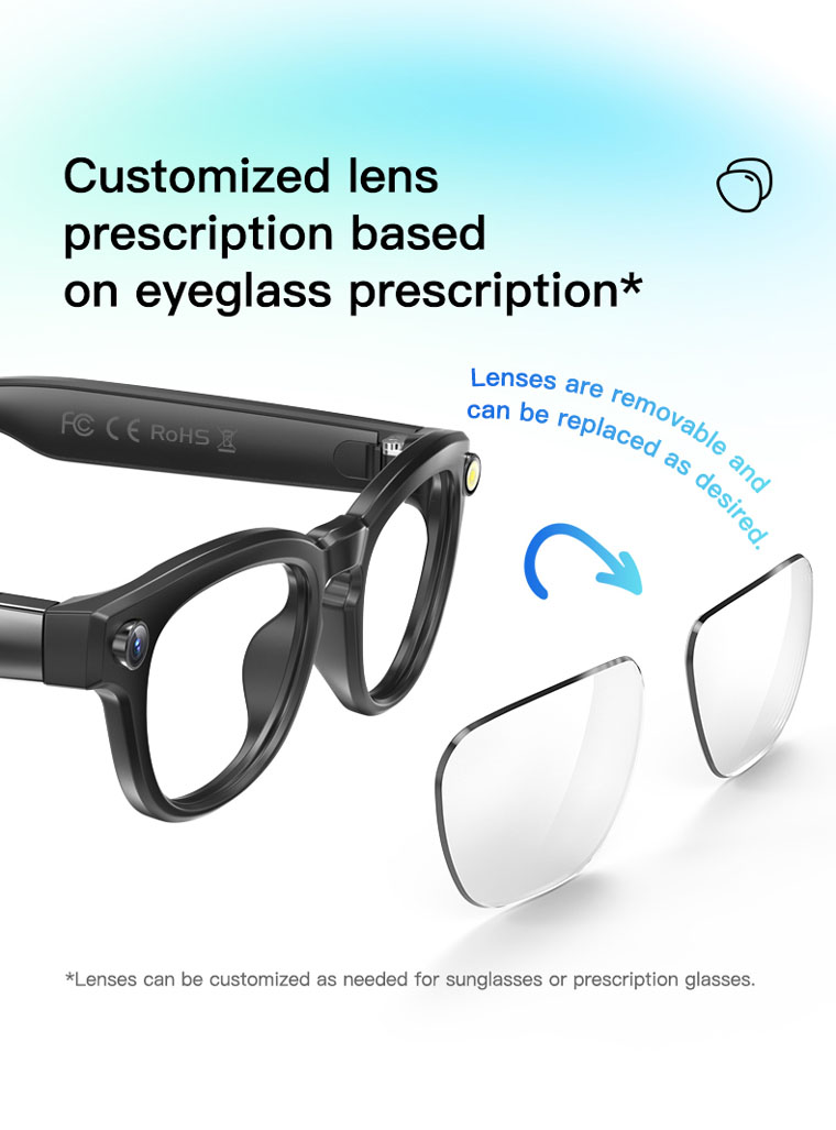 8MP Camera AI Glasses