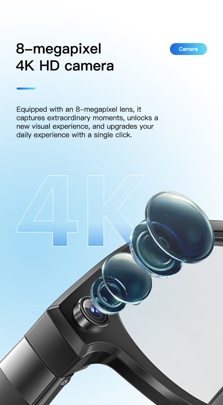 8MP Camera AI Glasses
