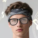 Q6 8MP Smart Glasses — Worn on face